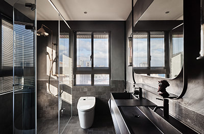 types of interior design - bathroom design