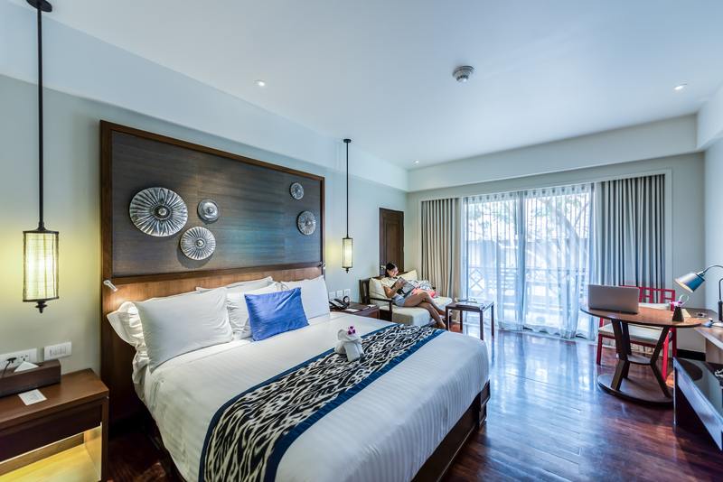 bedroom design with "resort feel" concept look