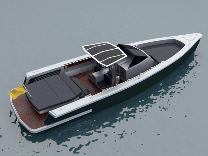 Boat 3d models - bass 1