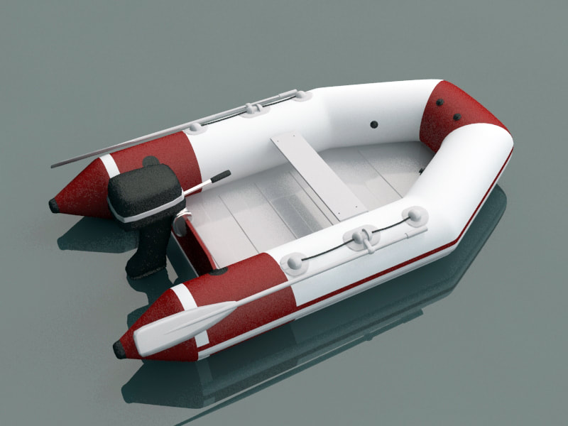 Boat 3d models - dinghy runabout 1