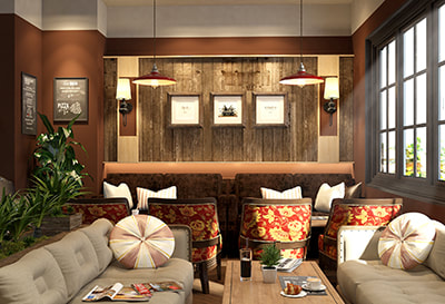 types of interior design - cafe design