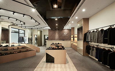 3d visualization in different interior design styles - retail shop design