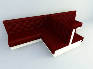 3D model - L Shape Sofa free download