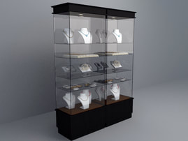 free 3D Model Jewelry Showcase 020
