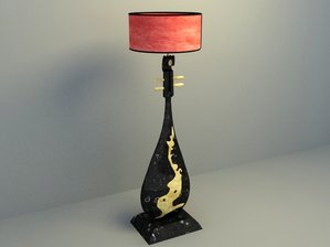 Lute lamp concept design