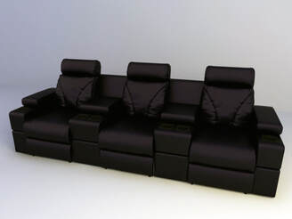 3d model of sofa 011 - premium sofa set