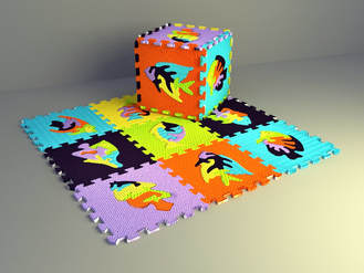 plastic carpet fr kids 3d models download