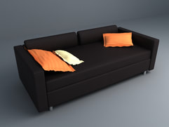 Tuxedo sofa 3d model