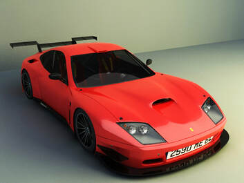 3d model vehicle Ferrari collection