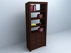 3D model Book Cabinet free download