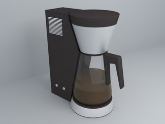 coffee maker design 3d model