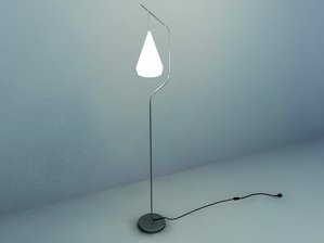 simple floor lamp 3d model design