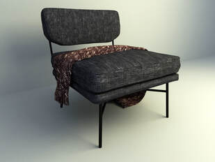 Lounge chair 3d moodel 2019