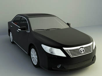 3d model vehicle toyota camry collection