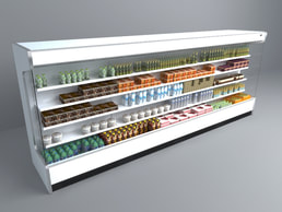free 3D model supermarket Container 016