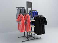 free 3D model Clothing racks 005