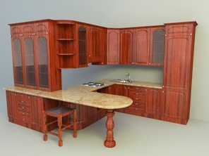 classical wooden kitchen design 2017