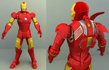 Marvel 3d character - Ironman