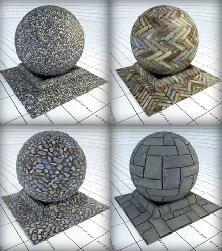  vray floor material collection