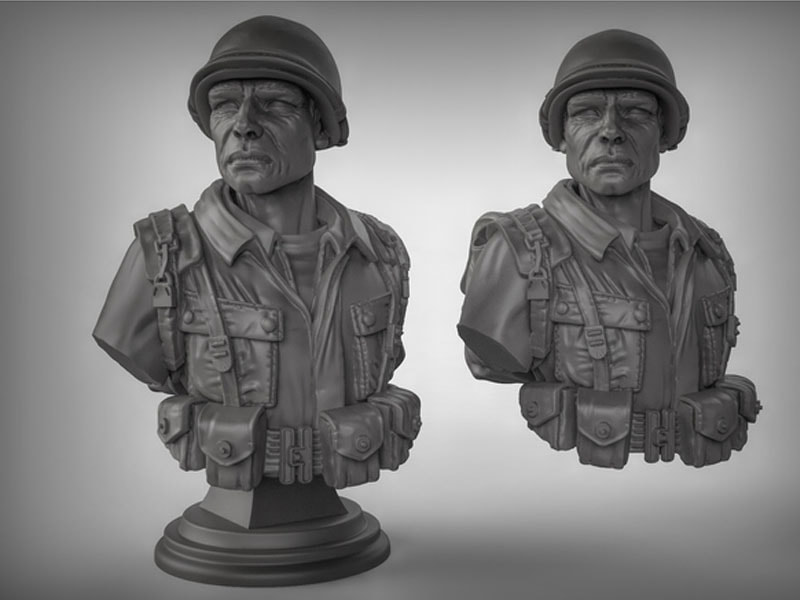 Game character 3d model - American soldier