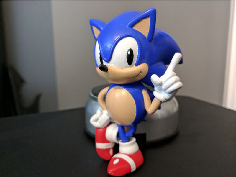 Game character 3d model - Sonic the Hedgehog