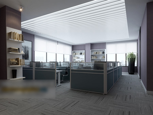 3d models scene largest general office room simple look design download