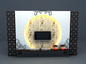 Interior Design of TV Wall design 008