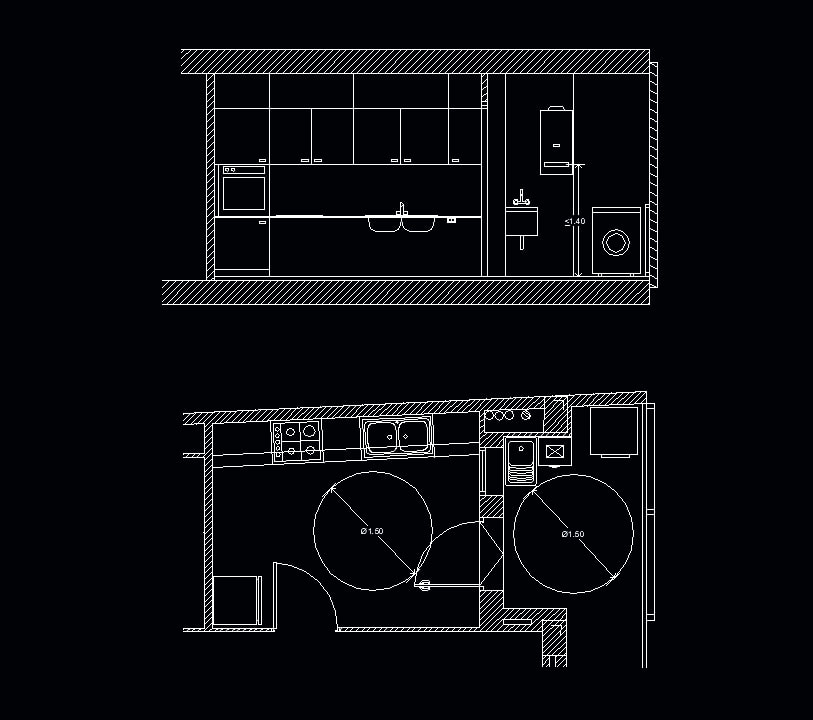 Kitchen Layout Plan For Disabled Person