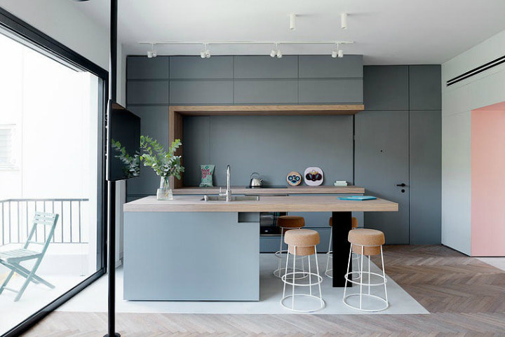 simple kitchen set design 