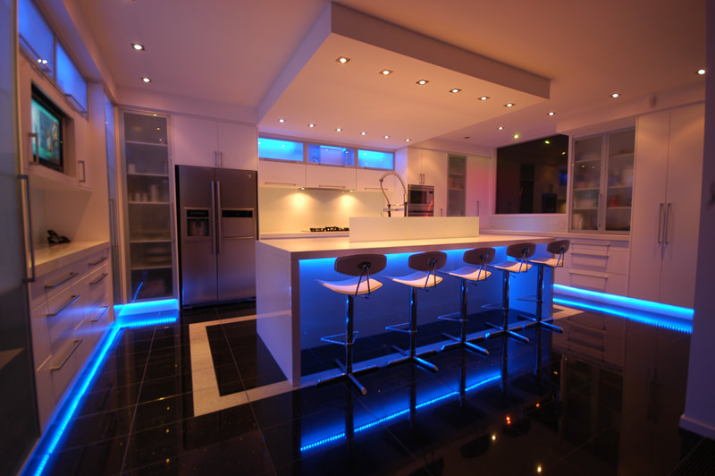 Modern & LED look style kitchen design