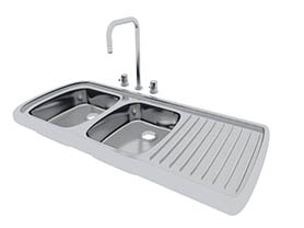 kitchenware 3d model - Kitchen Sink 005