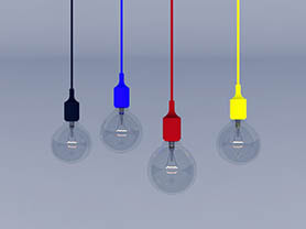 lamp with ies light download - Bulb pendant light 011
