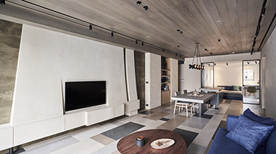 types of interior design - living room design