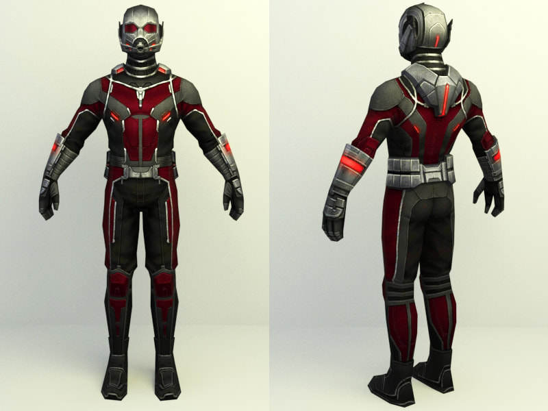 3d character models free in Marvel characters - Antman