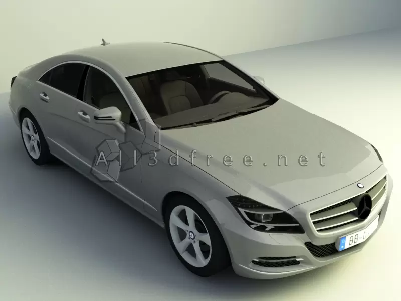 3d models of car - Mercedes Benz Luxury Car