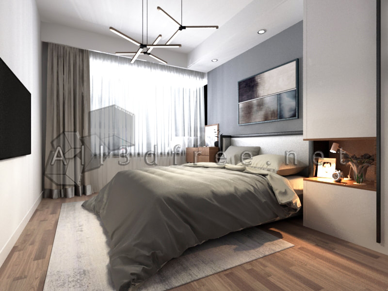 3d models scene modern bedroom 6