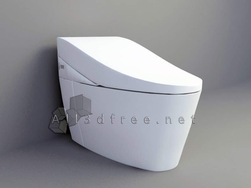 3d Model Collection - Modern close stool 010