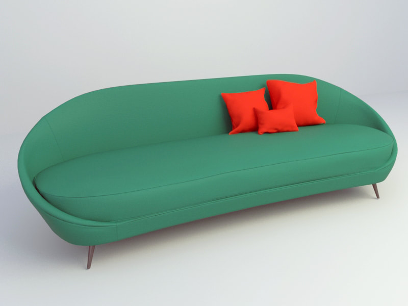 Modern Double Sofa 03