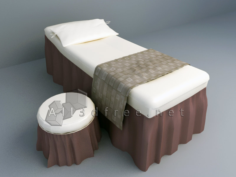 3d Model Collection - Modern massage bed 011