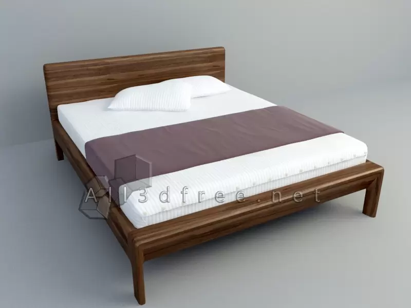 Modern queen size bed 007