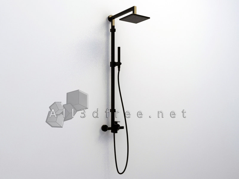 3d Model Collection - Modern Shower 001