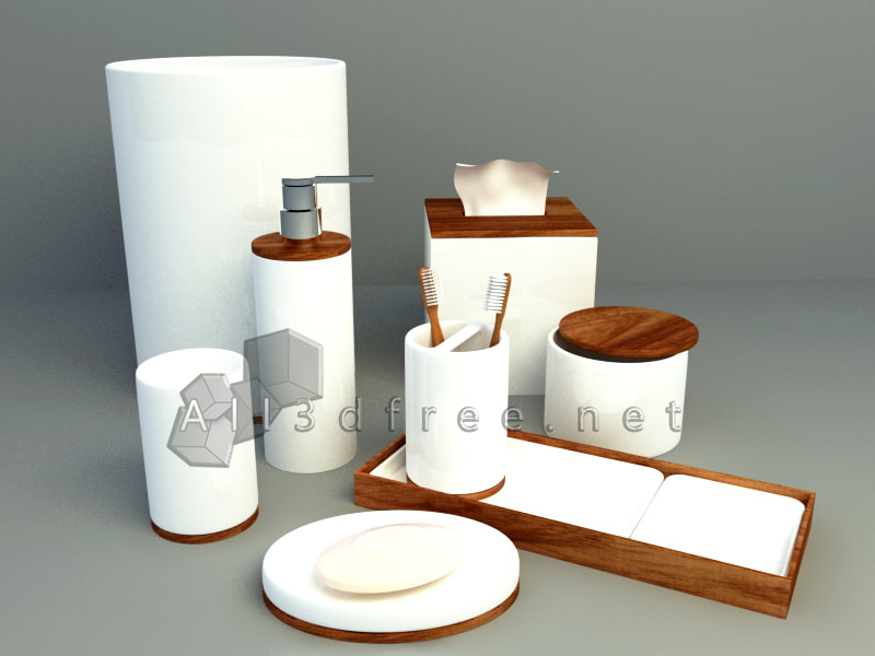 3d Model Collection - modern toiletries 005