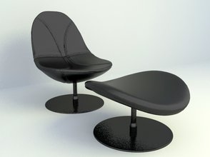 lounge chair 3d model design
