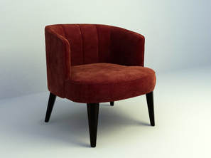 single sofa chair 3d model design
