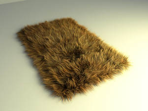 3d fur carpet modern design free download