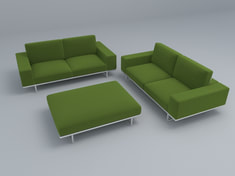 Contemporary sofa 3d model