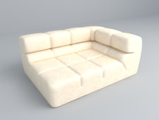 Settee sofa 3d model