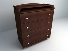 3D model Low Cabinet free download