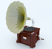 3D Model Gramophone free download