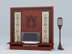 tv wall panel chinese concept design 